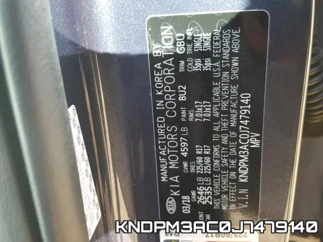 KNDPM3AC0J7479140 фото 2