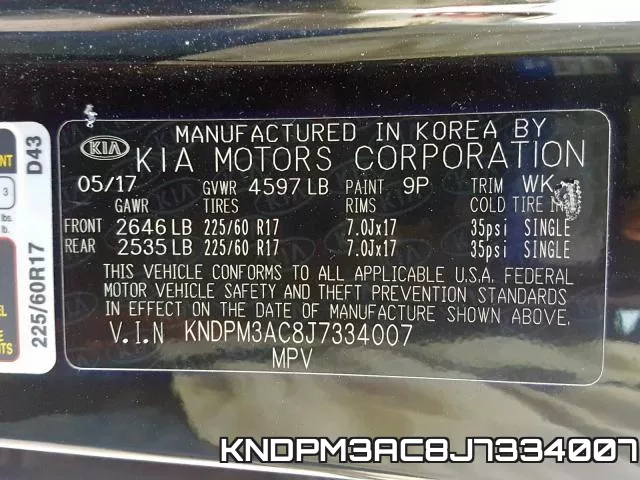 KNDPM3AC8J7334007 фото 2