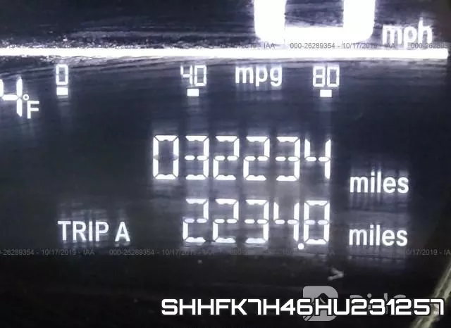 SHHFK7H46HU231257 фото 7