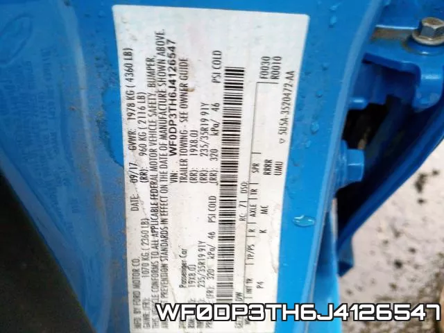 WF0DP3TH6J4126547 фото 2