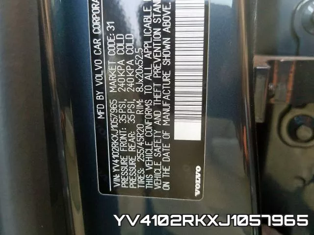 YV4102RKXJ1057965 фото 2