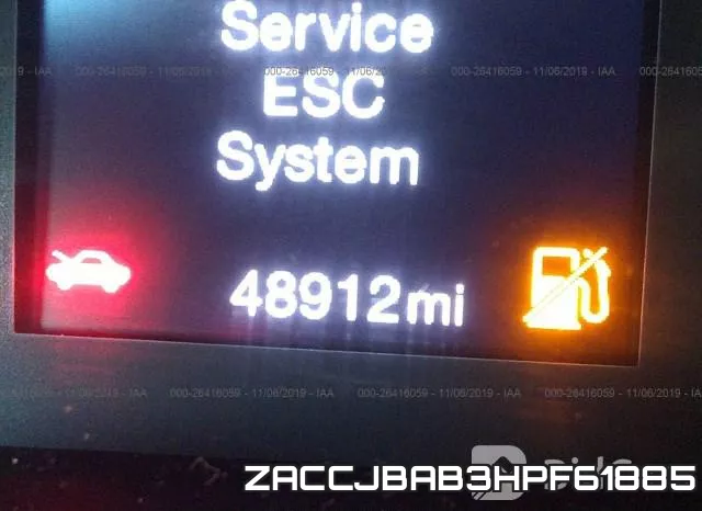 ZACCJBAB3HPF61885 фото 8