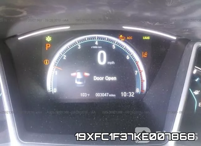 19XFC1F37KE007868 фото 8