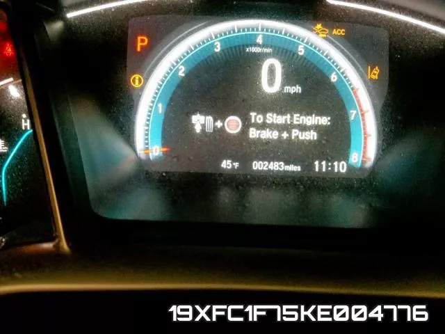 19XFC1F75KE004776 фото 9