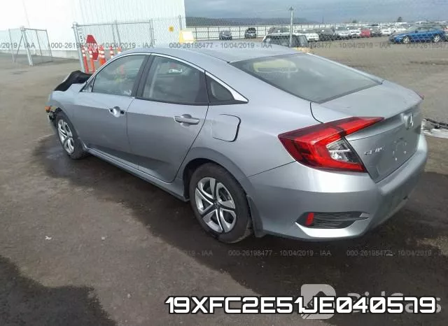 19XFC2E51JE040579 фото 4