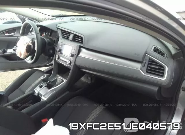 19XFC2E51JE040579 фото 6