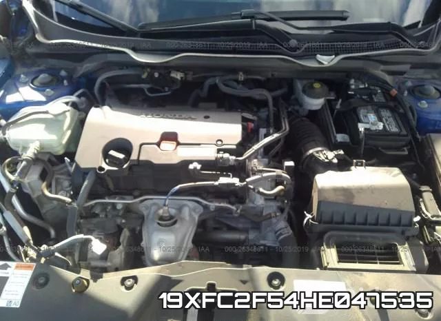 19XFC2F54HE047535 фото 2