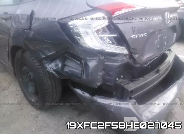 19XFC2F58HE027045 фото 6