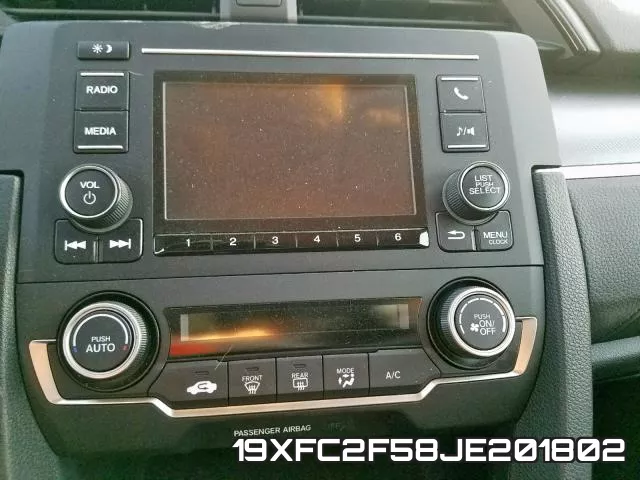 19XFC2F58JE201802 фото 10