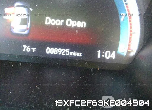 19XFC2F63KE004904 фото 8