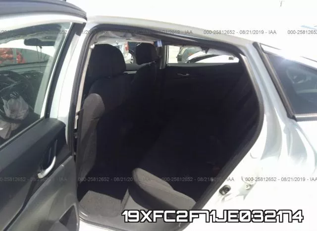 19XFC2F71JE032174 фото 9