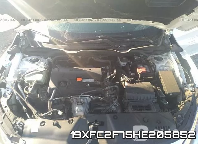 19XFC2F75HE205852 фото 2