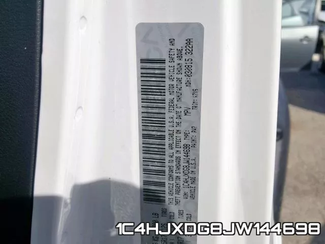 1C4HJXDG8JW144698 фото 2