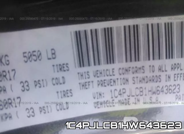 1C4PJLCB1HW643623 фото 10