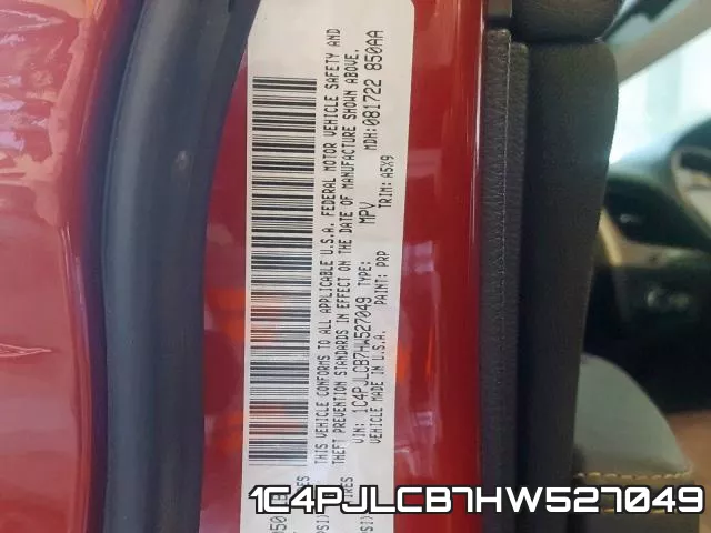 1C4PJLCB7HW527049 фото 2