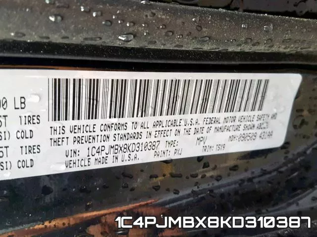 1C4PJMBX8KD310387 фото 2