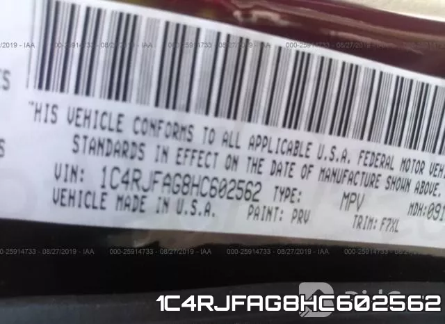1C4RJFAG8HC602562 фото 10