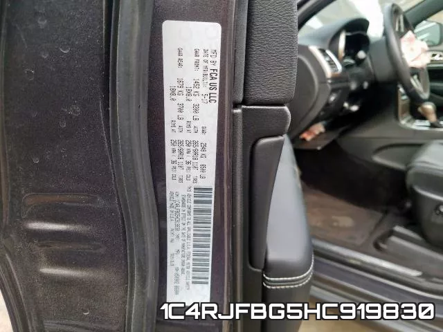 1C4RJFBG5HC919830 фото 2