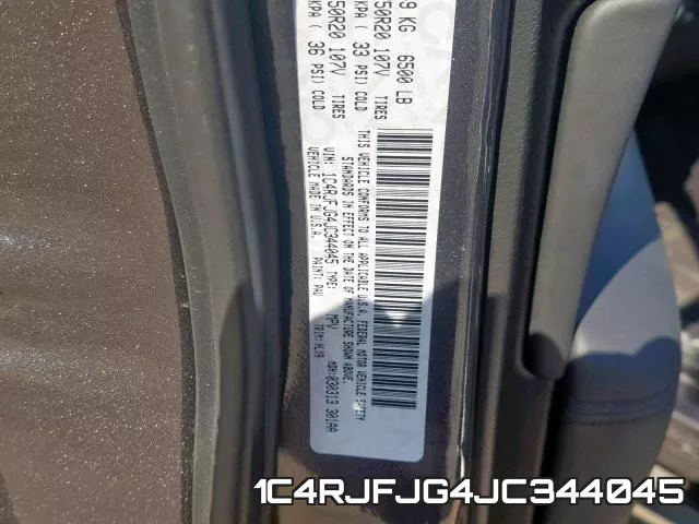 1C4RJFJG4JC344045 фото 2