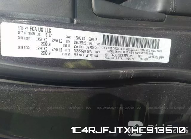 1C4RJFJTXHC913570 фото 10