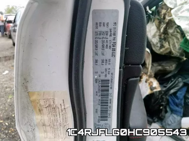 1C4RJFLG0HC905543 фото 2