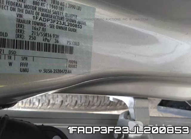 1FADP3F23JL200853 фото 10