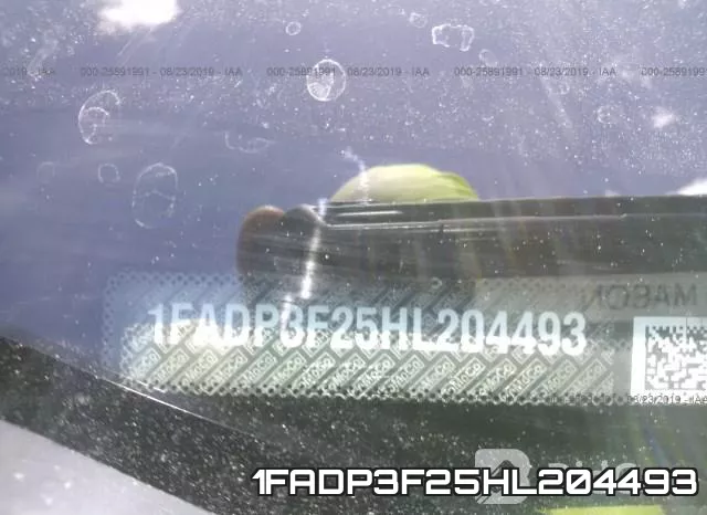 1FADP3F25HL204493 фото 10