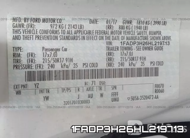 1FADP3H26HL219713 фото 10