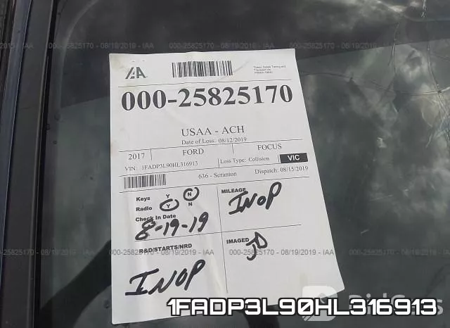 1FADP3L90HL316913 фото 8