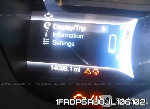 1FADP5AU8JL106102 фото 8