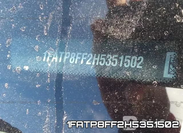 1FATP8FF2H5351502 фото 10