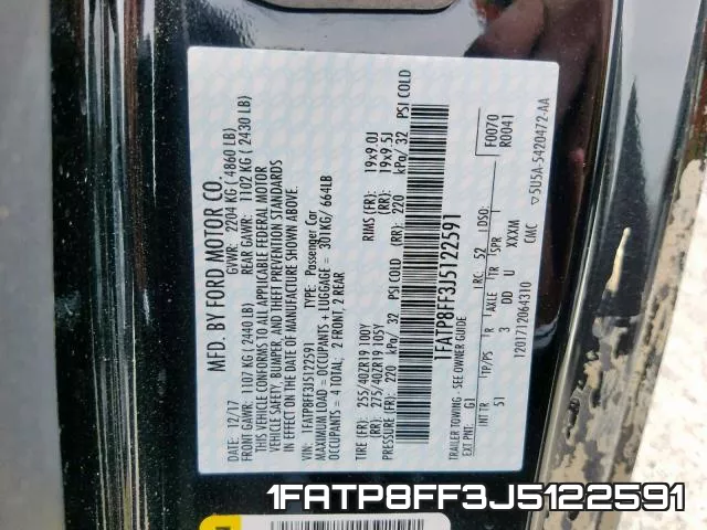 1FATP8FF3J5122591 фото 2