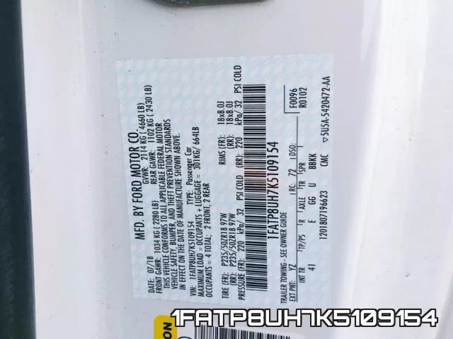1FATP8UH7K5109154 фото 2