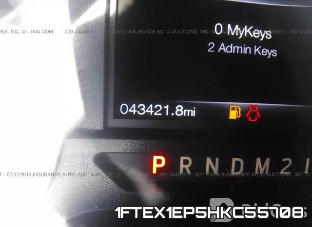 1FTEX1EP5HKC55708 фото 8