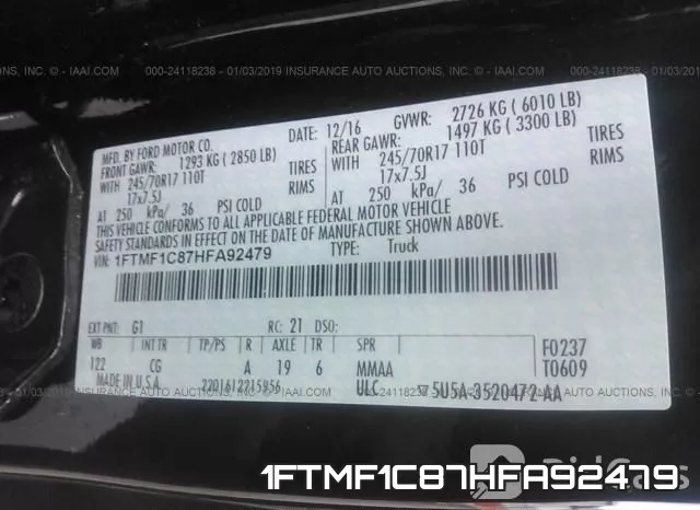 1FTMF1C87HFA92479 фото 10