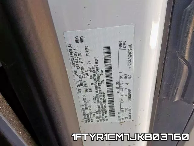 1FTYR1CM7JKB03760 фото 2