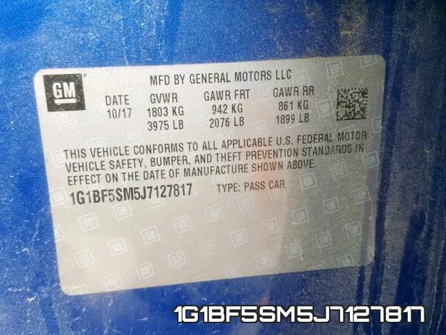 1G1BF5SM5J7127817 фото 2