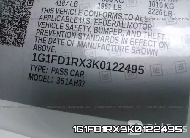 1G1FD1RX3K0122495 фото 10
