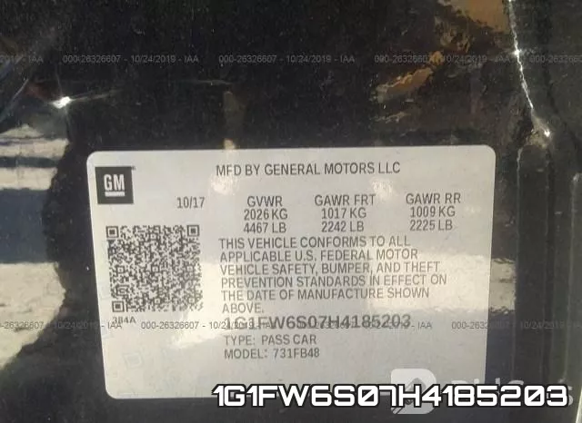 1G1FW6S07H4185203 фото 10
