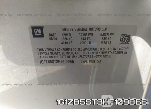 1G1ZB5ST3HF109866 фото 10