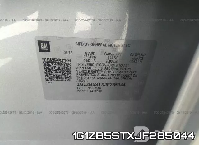 1G1ZB5STXJF285044 фото 10