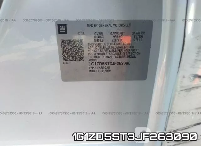 1G1ZD5ST3JF263090 фото 9