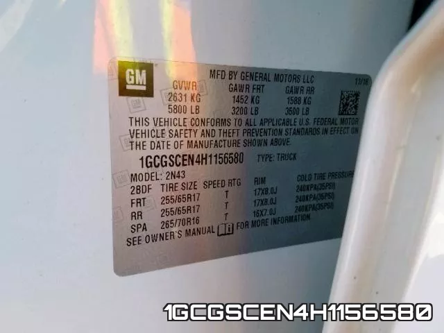 1GCGSCEN4H1156580 фото 2