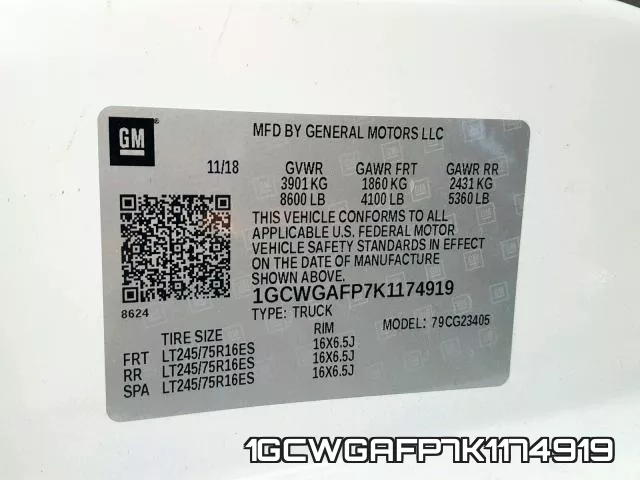1GCWGAFP7K1174919 фото 2
