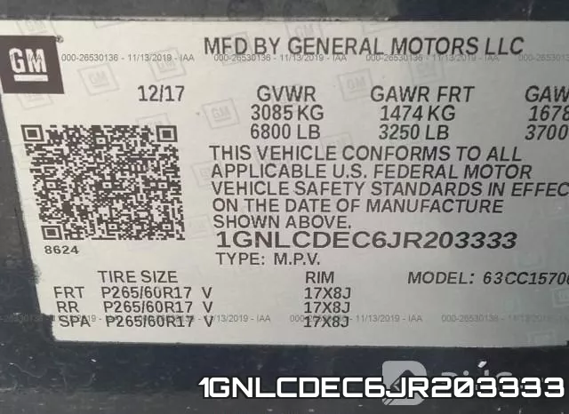 1GNLCDEC6JR203333 фото 10