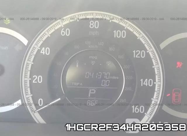 1HGCR2F34HA205358 фото 2