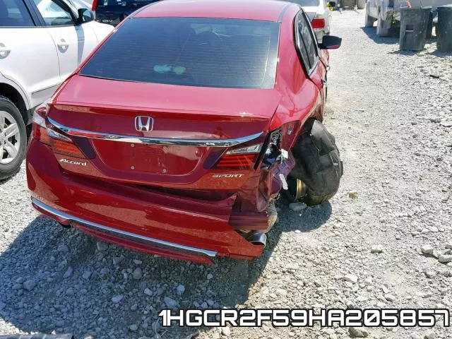 1HGCR2F59HA205857 фото 10