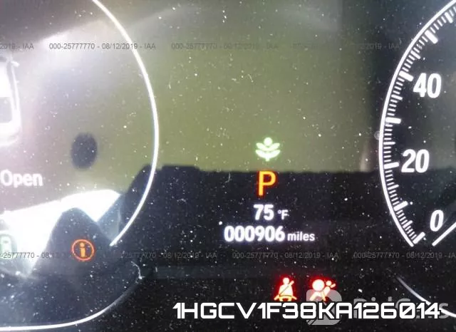 1HGCV1F38KA126014 фото 8