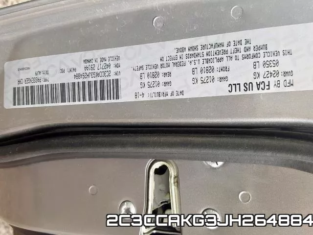 2C3CCAKG3JH264884 фото 2