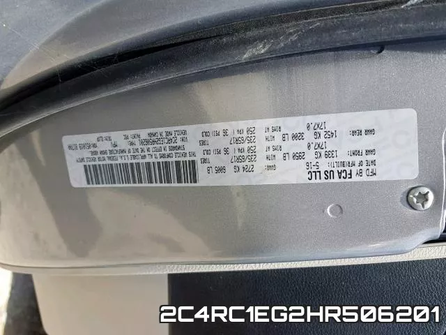2C4RC1EG2HR506201 фото 2